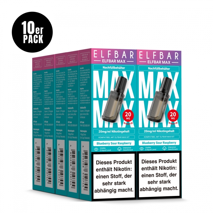 Elfbar Max Prefilled Pod (10er Pack) - Elfbar – Bild 5