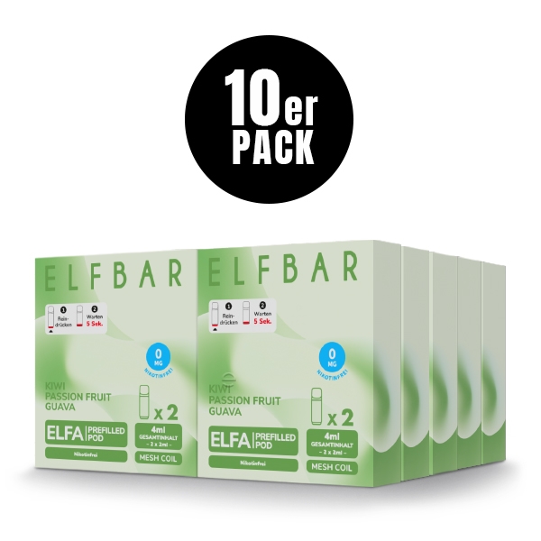 Elfa Prefilled Pod (10er VPE) - Nikotinfrei - Elfbar – Bild 6