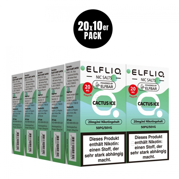 Cactus Ice Nikotinsalzliquid (200 VPE) - Elfliq (Elfbar)