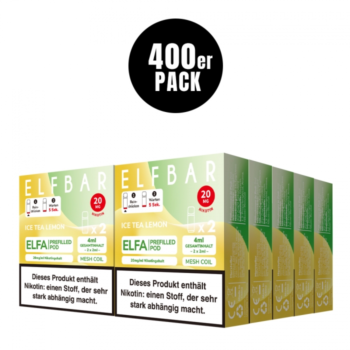 Elfa Prefilled Pod (400er VPE) - 5 Neue Sorten - Elfbar – Bild 2