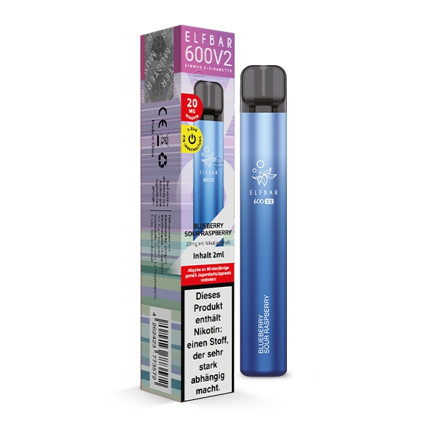 Elfbar 600 V2 Einweg-Vape mit Nikotin - 20mg Nikotin / Pink Grapefruit