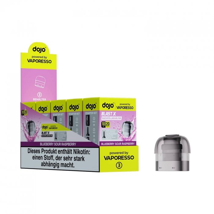 DoJo Blast X Nachfüllbehälter 10ml (5er VPE) - verschiedene Sorten - Vaporesso