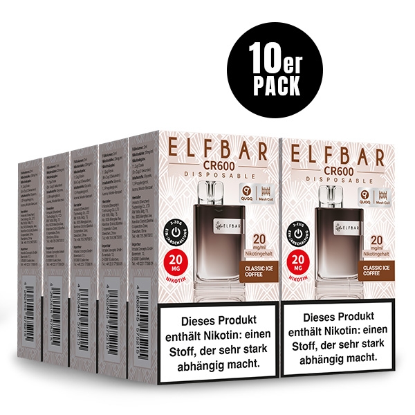 CR600 Einweg-E-Zigarette (10 PC) - ELFBAR – Bild 6