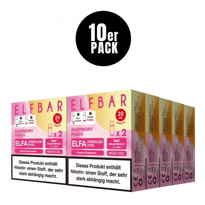 Elfa Prefilled Pod (10er VPE) - 5 Neue Sorten - Elfbar – Bild 3