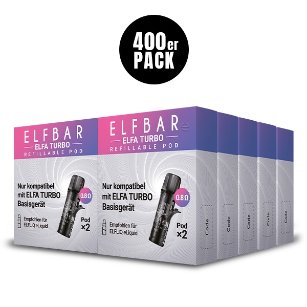 Elfa Turbo Refillable Leerpod Tank (400 Stk.) - Elfbar
