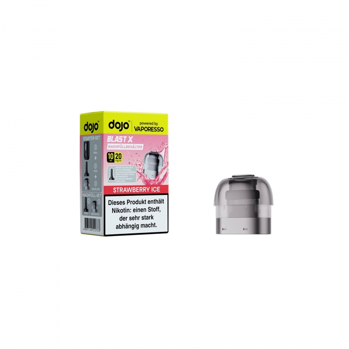 DoJo Blast X - Strawberry Ice - Nachfüllbehälter 10ml by Vaporesso