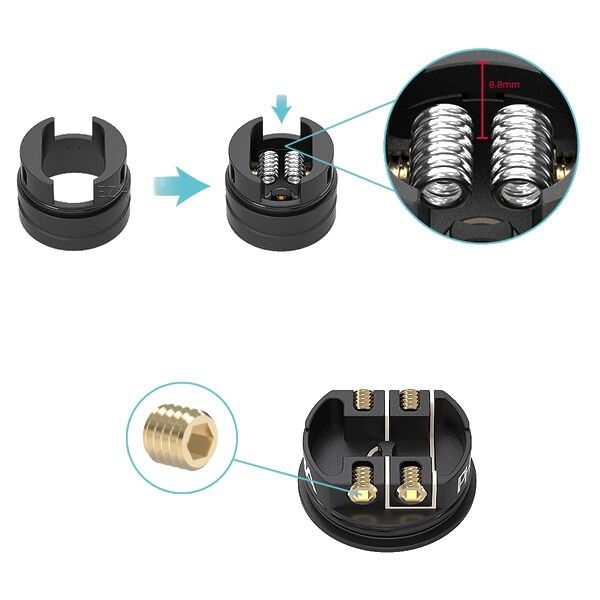 Phobia V2 RDA Selbstwickelverdampfer - VandyVape – Bild 4