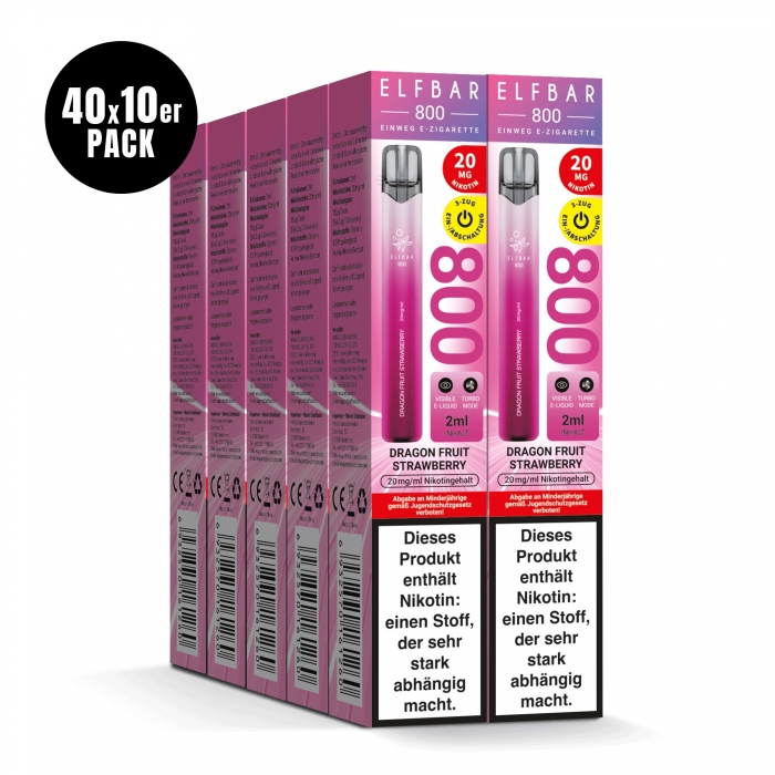 Elfbar 800 Einweg E-Zigarette 20mg (400er PC) - Elfbar – Bild 3