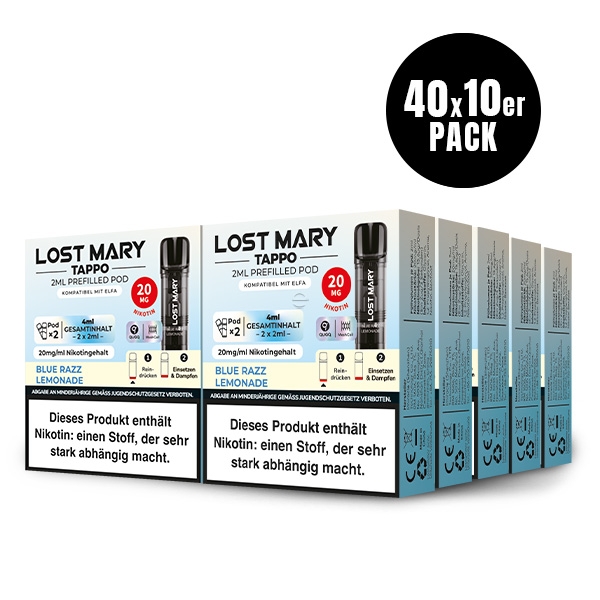 Lost Mary Tappo Prefilled Pods 400 VPE - by ELFBAR – Bild 6