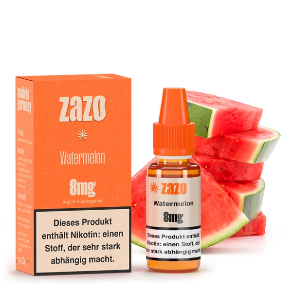Watermelon E-Liquid 10ml von ZAZO - Made in Germany – Bild 2