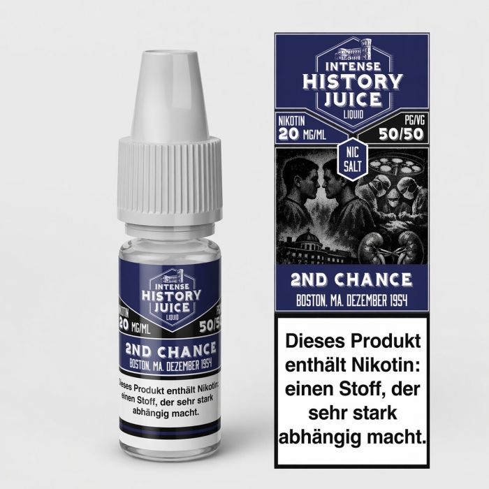 Second Chance (Lychee, Aloe) Nikotinsalzliquid 10ml - INTENSE HISTORY JUICE – Bild 3