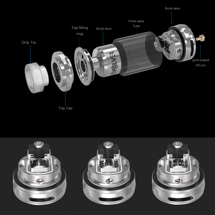 Revolver RTA Selbstwickeltank - VandyVape – Bild 3
