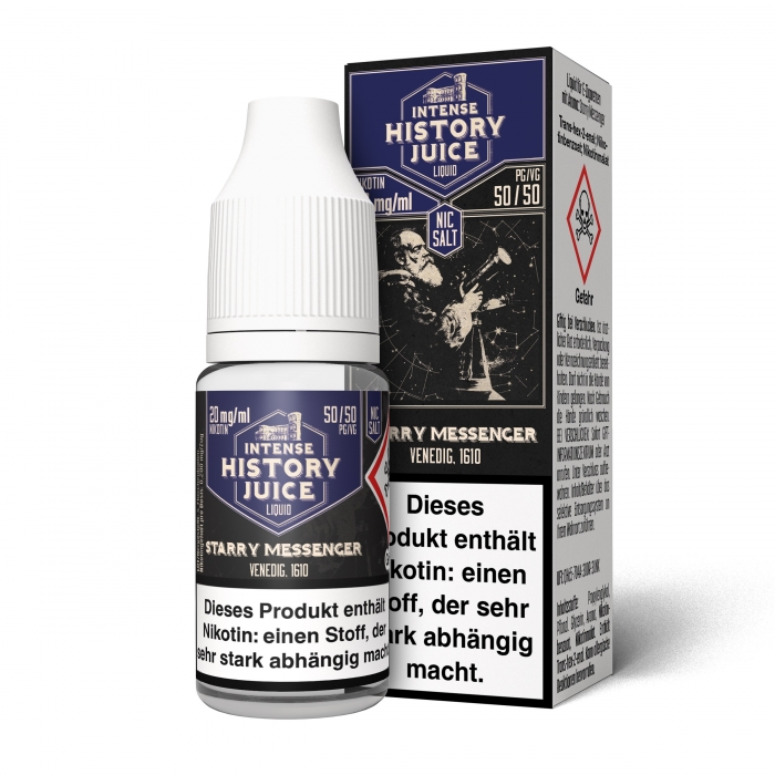 Starry Messenger (Grüner Apfel) Nikotinsalzliquid - INTENSE HISTORY JUICE – Bild 2