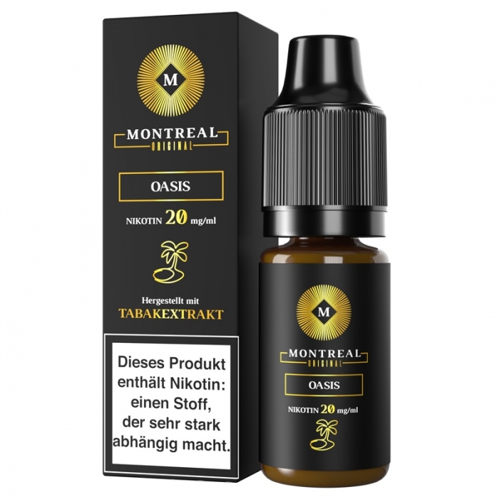 Neu**Montreal Origin Oasis Nikotinsalzliquid 10ml – Bild 2