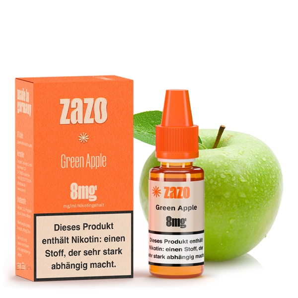 Green Apple E-Liquid 10ml von ZAZO - Made in Germany – Bild 2