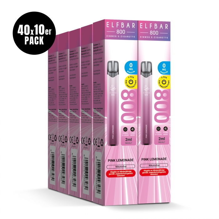 Elfbar 800 Nikotinfrei Einweg E-Zigarette (400 Stk.) - Elfbar – Bild 5