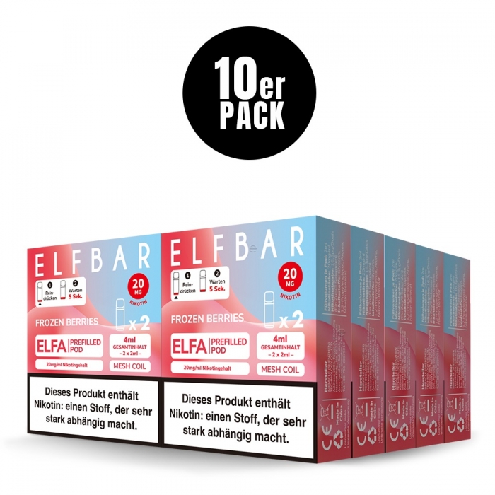Elfa Prefilled Pod (10er VPE) - 3 neue Sorten - Elfbar – Bild 2