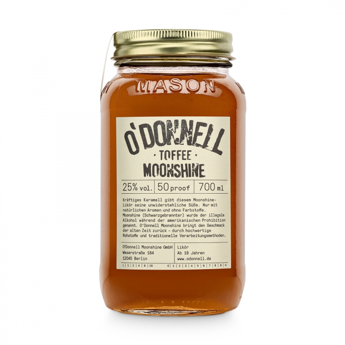Toffee 25% vol. Likör - O'DONNELL MOONSHINE