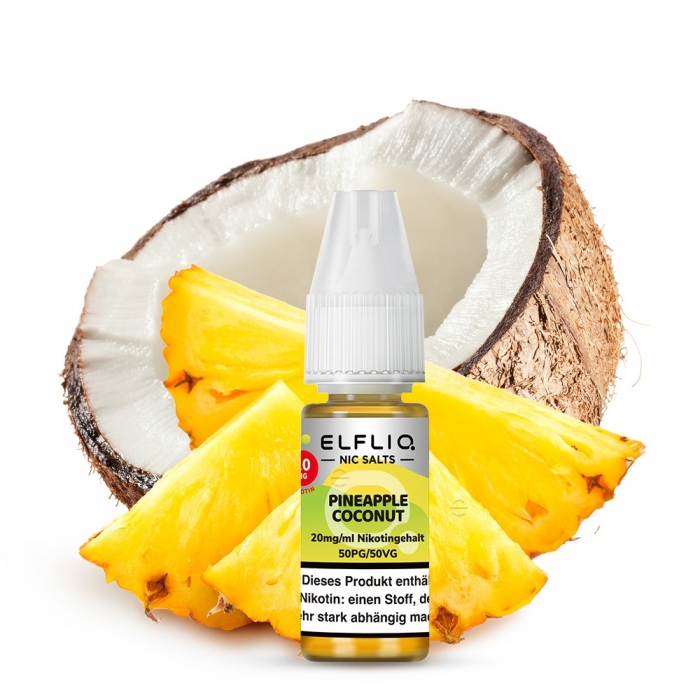 Pineapple Coconut Nikotinsalzliquid - Elfliq (ELFBAR) – Bild 2