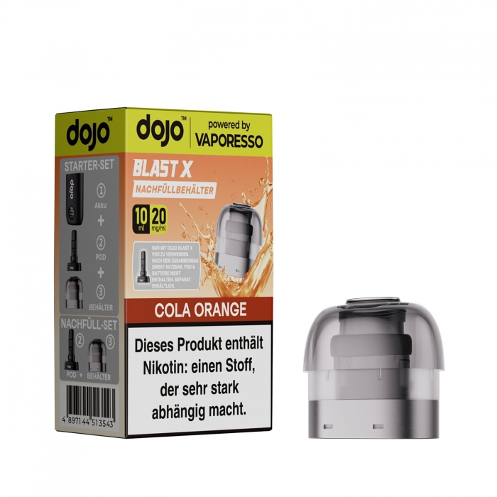 DoJo Blast X - Cola Orange - Nachfüllbehälter 10ml by Vaporesso
