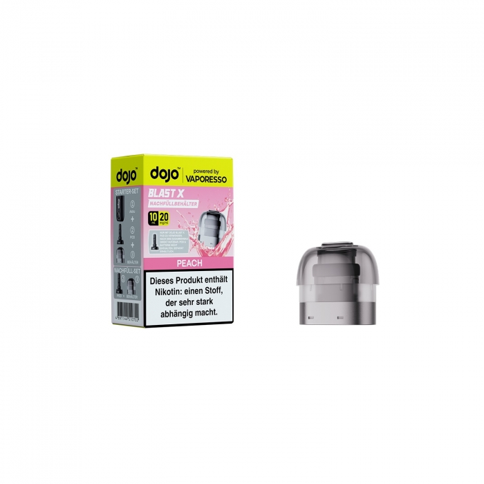 DoJo Blast X - Peach - Nachfüllbehälter 10ml by Vaporesso