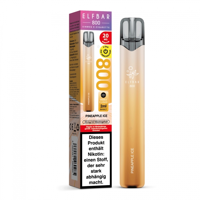 Elfbar 800 Einweg E-Zigarette 20mg - Elfbar – Bild 5