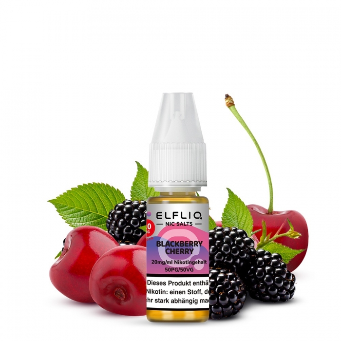 Blackberry Cherry Nikotinsalzliquid - Elfliq (ELFBAR) – Bild 2