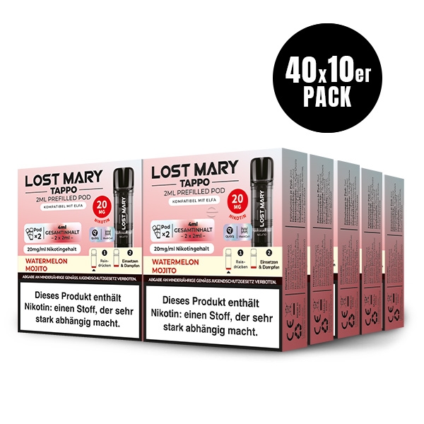Lost Mary Tappo Prefilled Pods 400 VPE - by ELFBAR