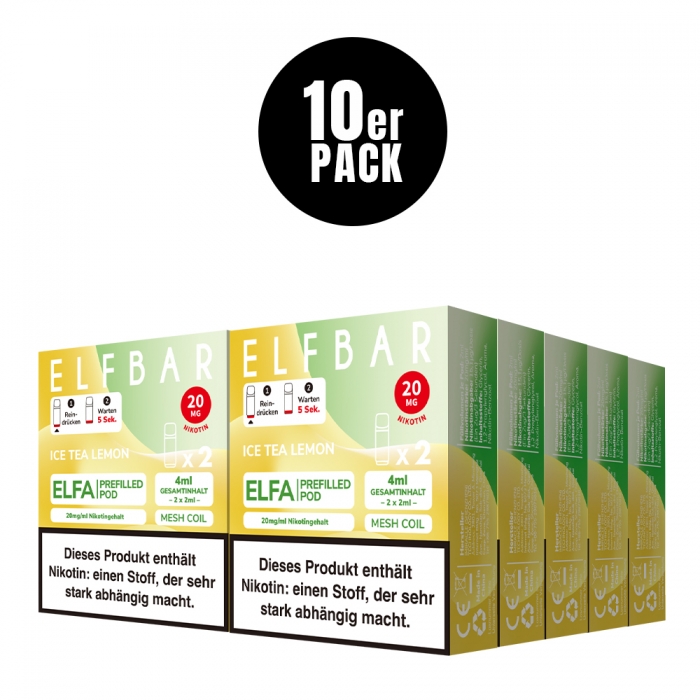 Elfa Prefilled Pod (10er VPE) - 5 Neue Sorten - Elfbar – Bild 2