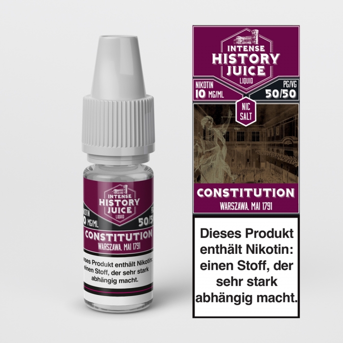 Constitution (Fruchtmix) Nikotinsalzliquid - INTENSE HISTORY JUICE – Bild 2