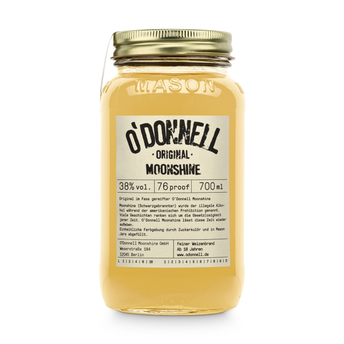 Original 38% vol. Likör - O'DONNELL MOONSHINE