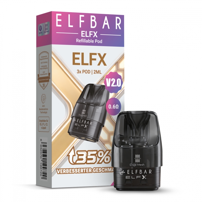 ELFX V2.0 2ml Leerpod (3Stk.) - Elfbar – Bild 3