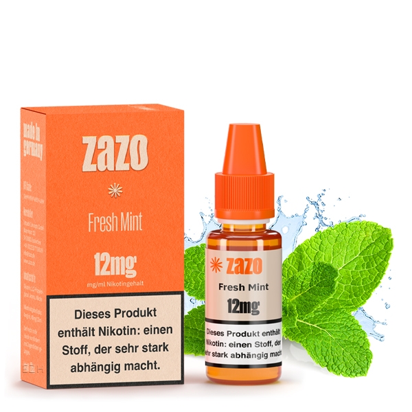 Fresh Mint E-Liquid 10ml von ZAZO - Made in Germany – Bild 3