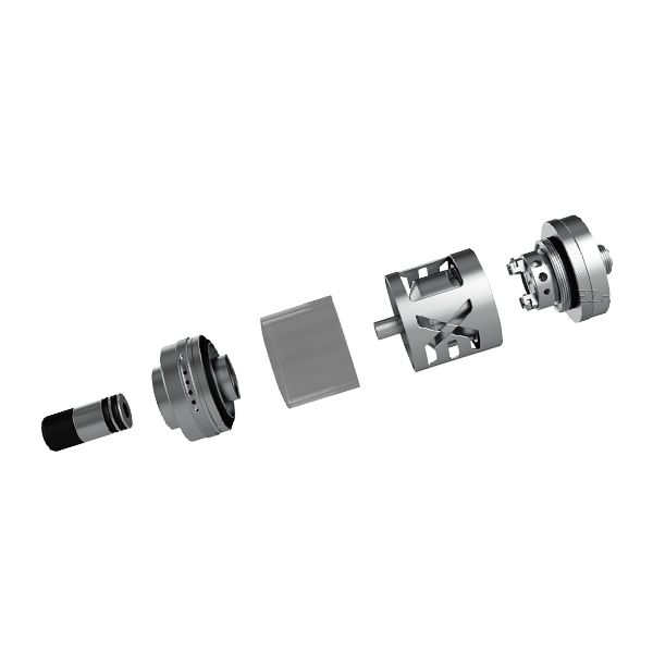 Expromizer V5 RTA (schwarz, gunmetal, sandblast) -Selbstwickel-Tankverdampfer - Exvape – Bild 5