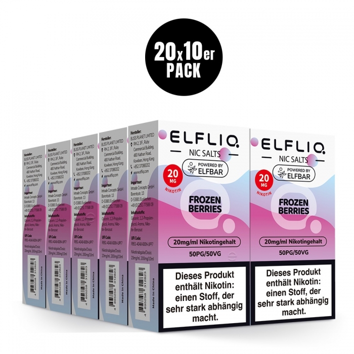 Frozen Berries 200PC Nikotinsalzliquid - Elfliq (ELFBAR)