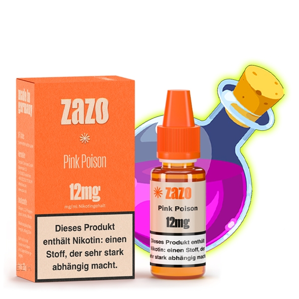 Pink Poison E-Liquid 10ml von ZAZO - Made in Germany – Bild 3