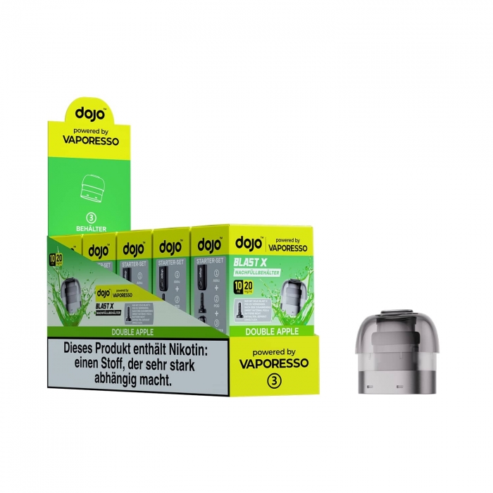DoJo Blast X Nachfüllbehälter 10ml (5er VPE) - verschiedene Sorten - Vaporesso – Bild 2