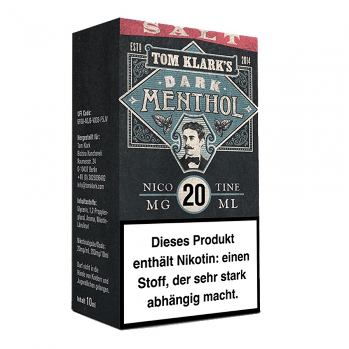 DARK-MENTHOL Nikotinsalzliquid 10ml - TOM KLARK