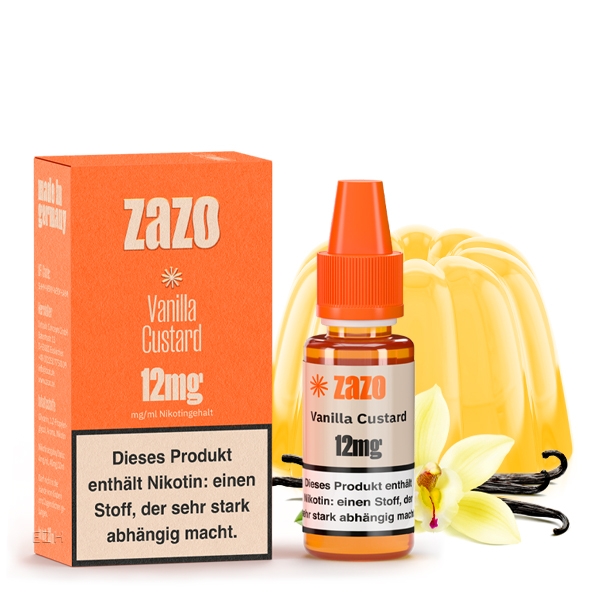 Vanilla Custard E-Liquid 10ml von ZAZO - Made in Germany – Bild 3
