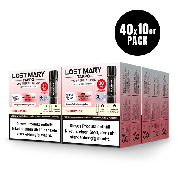Lost Mary Tappo 2ml Prefilled Pod 400x(2Stk.) - Neue Sorten - by ELFBAR – Bild 2