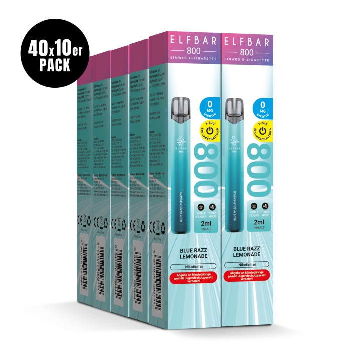 Elfbar 800 Nikotinfrei Einweg E-Zigarette (400 Stk.) - Elfbar – Bild 6