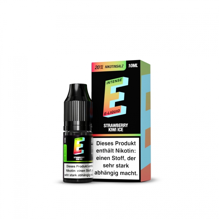 **NEU** E Intense Strawberry Kiwi Ice Nikotnsalz Liquid 10ml - TVE – Bild 2
