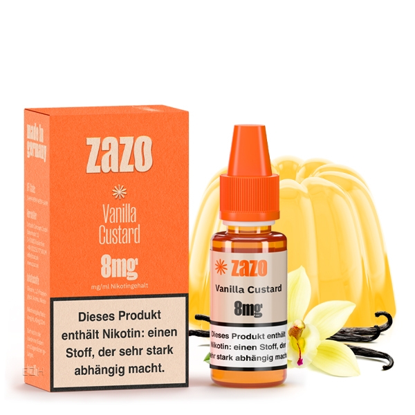 Vanilla Custard E-Liquid 10ml von ZAZO - Made in Germany – Bild 2
