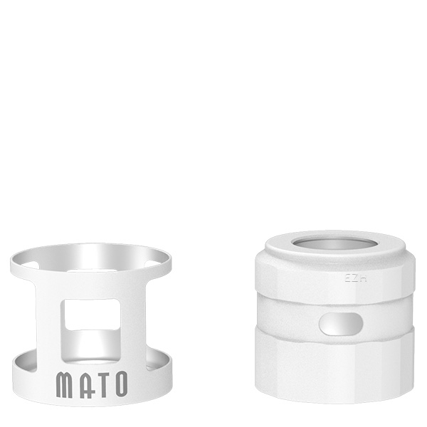 Mato RDTA Tankshield und Topcap *LIMITED BLAU & WEISS* - VANDYVAPE – Bild 2