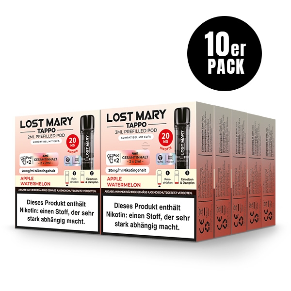 Lost Mary Tappo 2ml Prefilled Pod 10x(2Stk.) - Neue Sorten - by ELFBAR