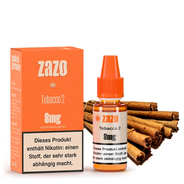 Tobacco 2 E-Liquid 10ml von ZAZO - Made in Germany – Bild 2
