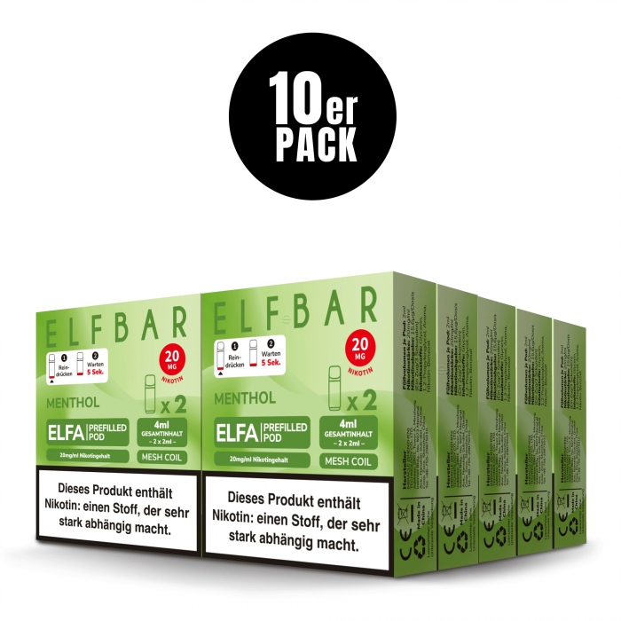 Elfa Prefilled Pod (10 VPE) - Neue Sorten – Bild 4