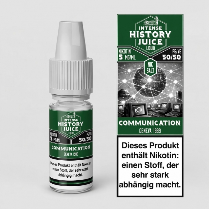 Communication (Rote Früchte, Kokos) Nikotinsalzliquid 10ml - INTENSE HISTORY JUICE