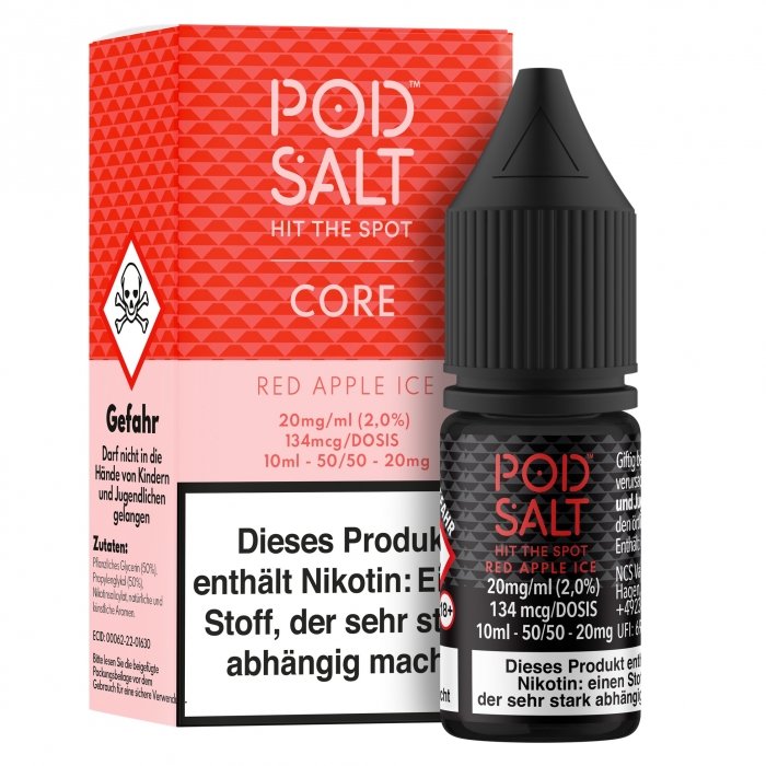 CORE Red Apple Ice Nikotinsalzliquid - POD SALT – Bild 2