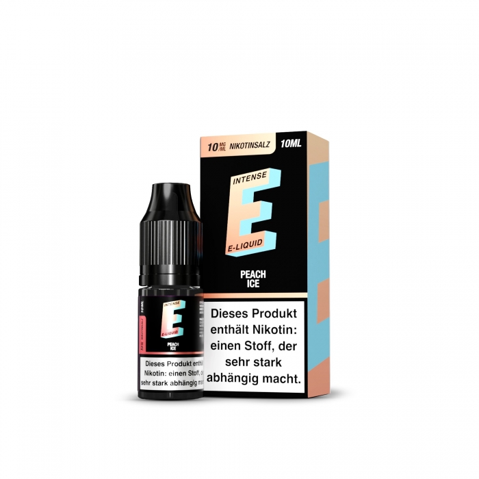 **NEU** E Intense Peach Ice Nikotinsalz Liquid 10ml - TVE